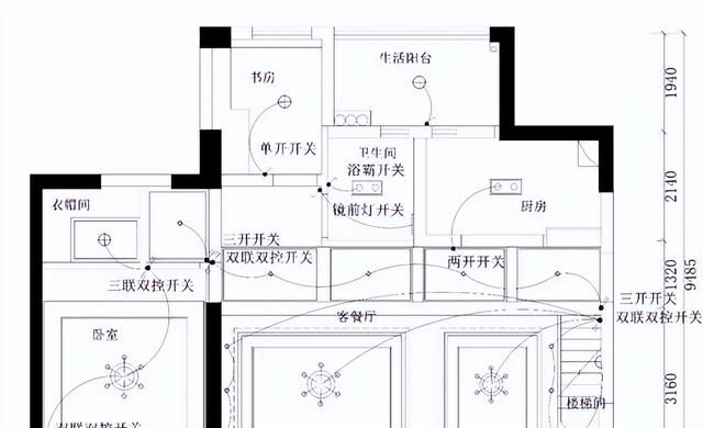 家庭装修如何排布开关点位