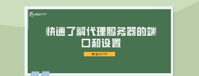 使用ip代理前，快速了解代理服务器的端口和设置