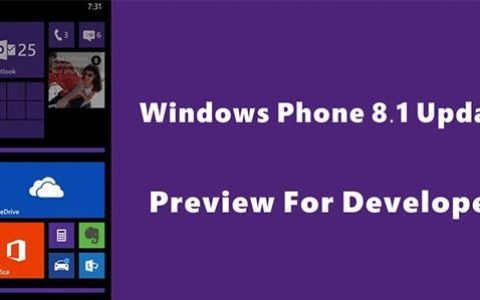 wp8如何升级wp8.1开发者预览版