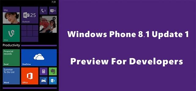 wp8如何升级wp8.1开发者预览版图1