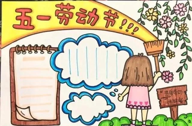 小学生五一手抄报「文案及模版」素材