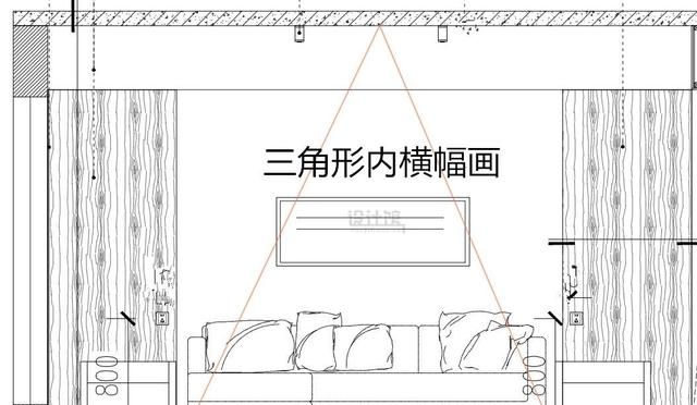 背景墙上的照片、装饰画，怎么挂更美观优雅？