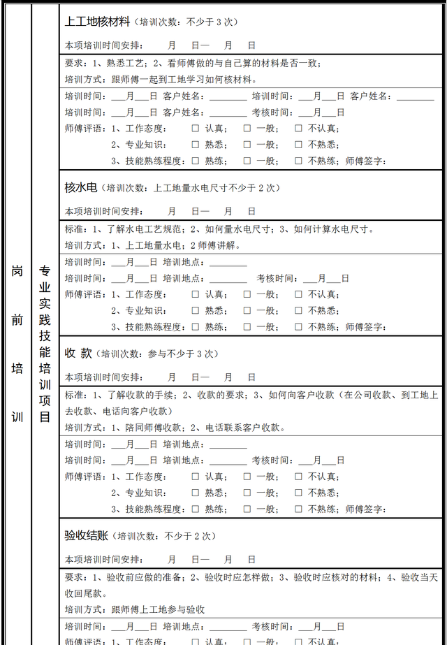 家装公司【客户部】内训系统