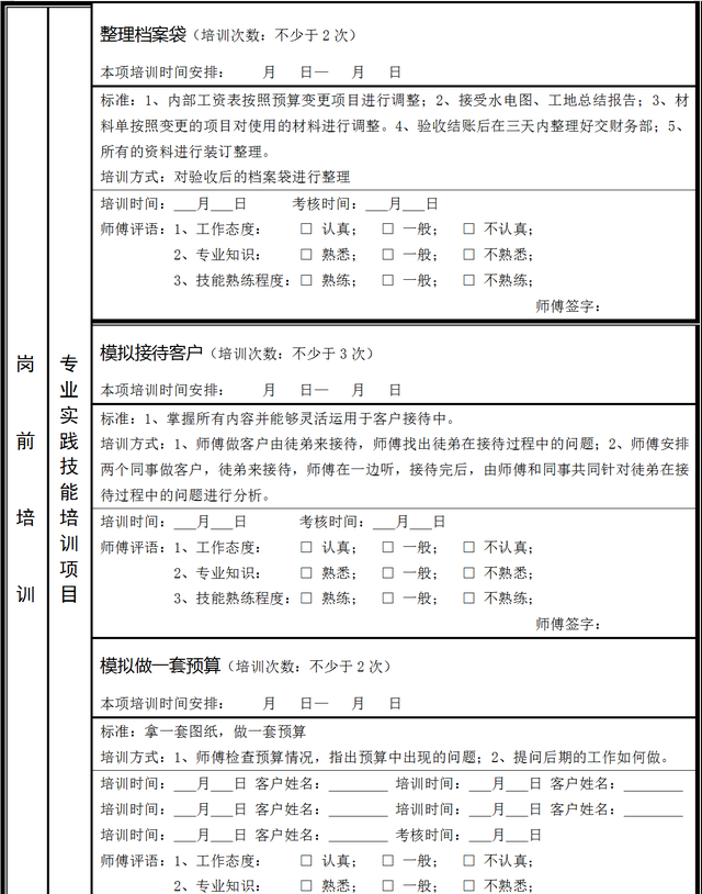 家装公司【客户部】内训系统